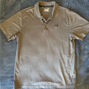 Under Armour Men's Gray Polo Shirt
